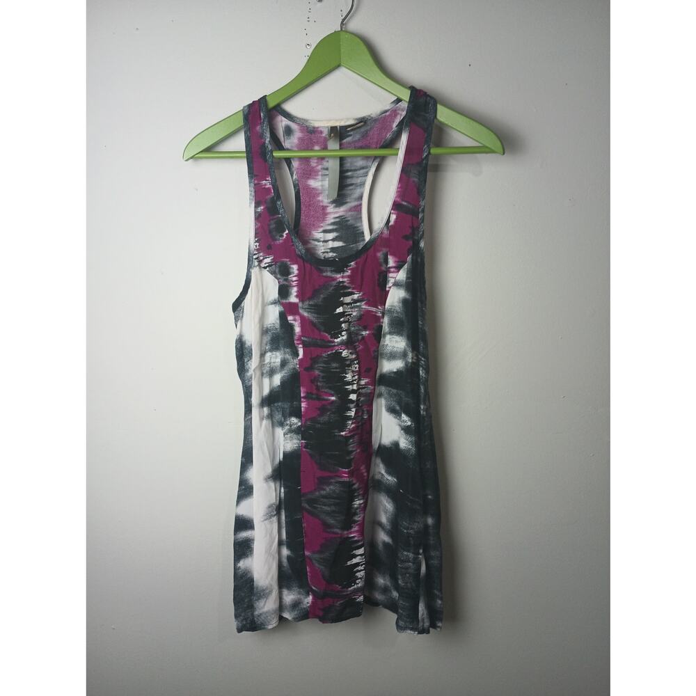 Wilster Women's Tank Top Blouse Purple Black Small Punk Goth Racerback‎